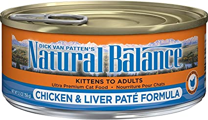 Natural Balance Cat Chicken & Liver 5.5oz