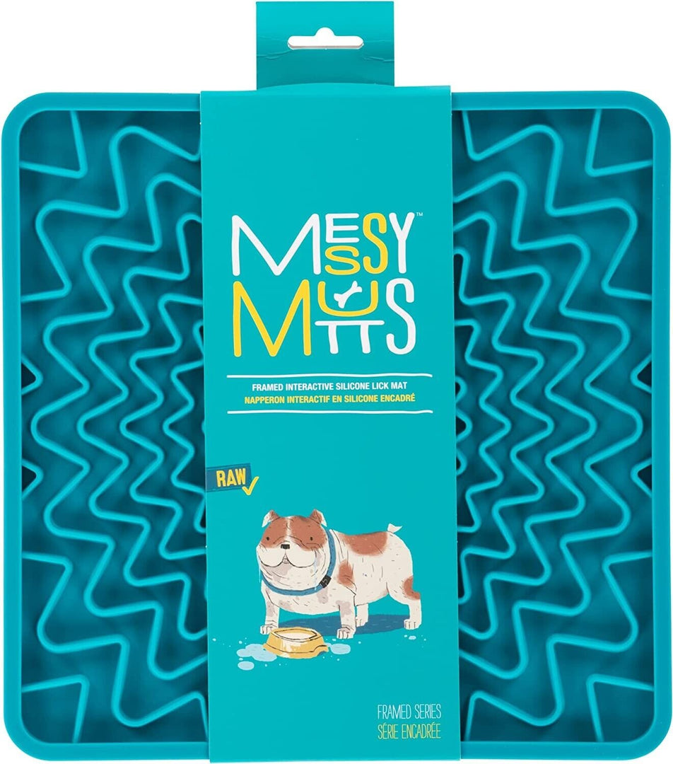 Messy Mutts Lick Mat Blue