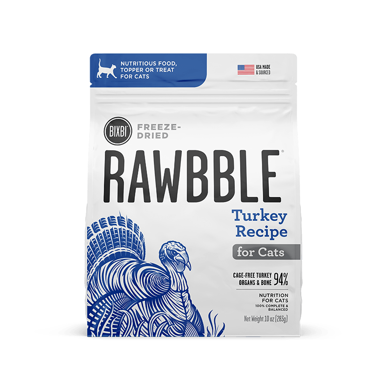 Bixbi Freeze-Dried Rawbble For Cats Turkey 3.5oz