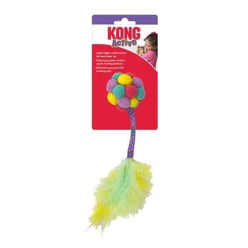 Kong Active Bubble Ball Catnip Bat & Chase Cat Toy