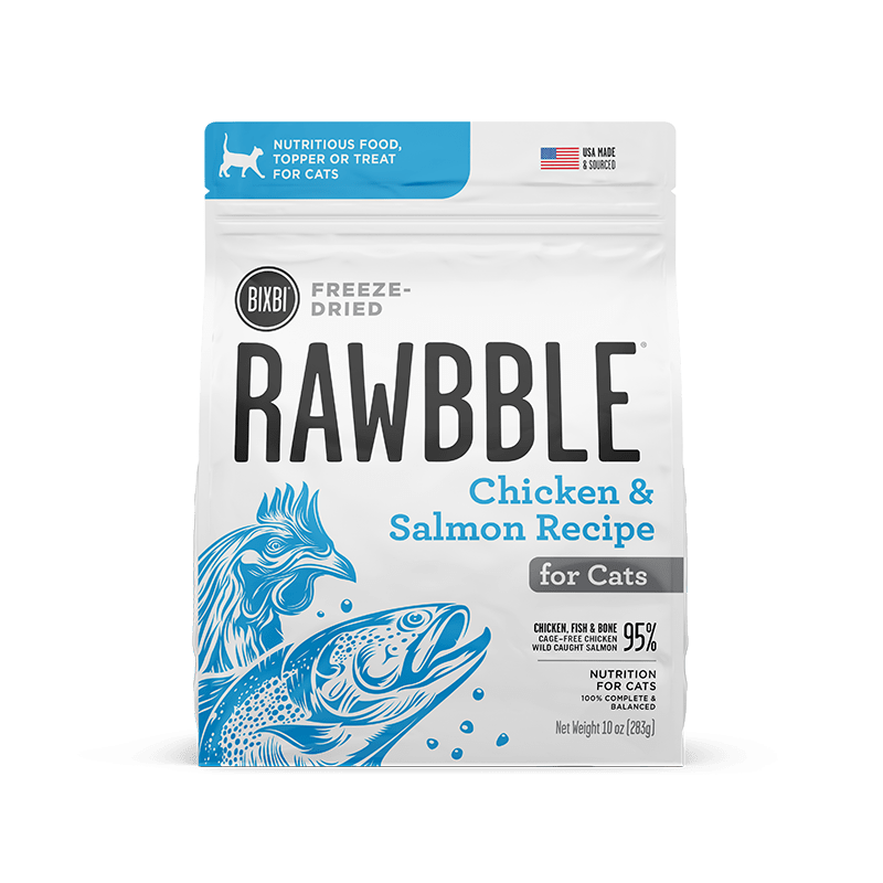 Bixbi Freeze-Dried Rawbble For Cats Chicken & Salmon