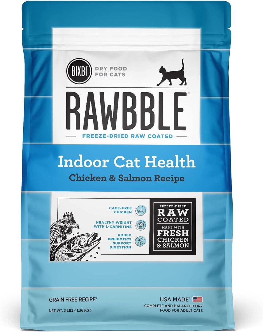 Bixbi Cat Rawbble Chicken & Salmon Indoor 3lb