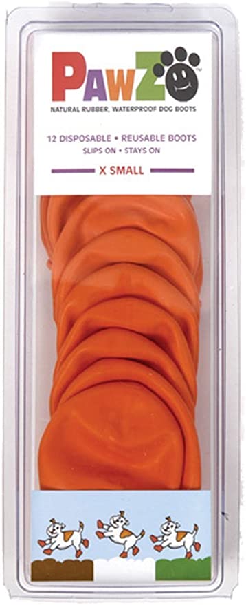 Protex Pawz Boots Orange XS