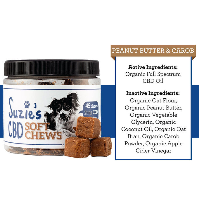 Suzie’s Relax Soft Chews 7.5oz Peanut Butter