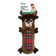 Outward Hound Stuffing Free Reindeer Brown Medium - BlackPaw