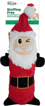Outward Hound Stuffing Free Santa Red Medium - BlackPaw - For Every Adventure
