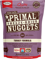 Primal Cat Freeze-Dried Nuggets 14oz Turkey - BlackPaw