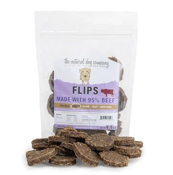 The Natural Dog Company Beef Flips 8.5oz - BlackPaw - For Every Adventure