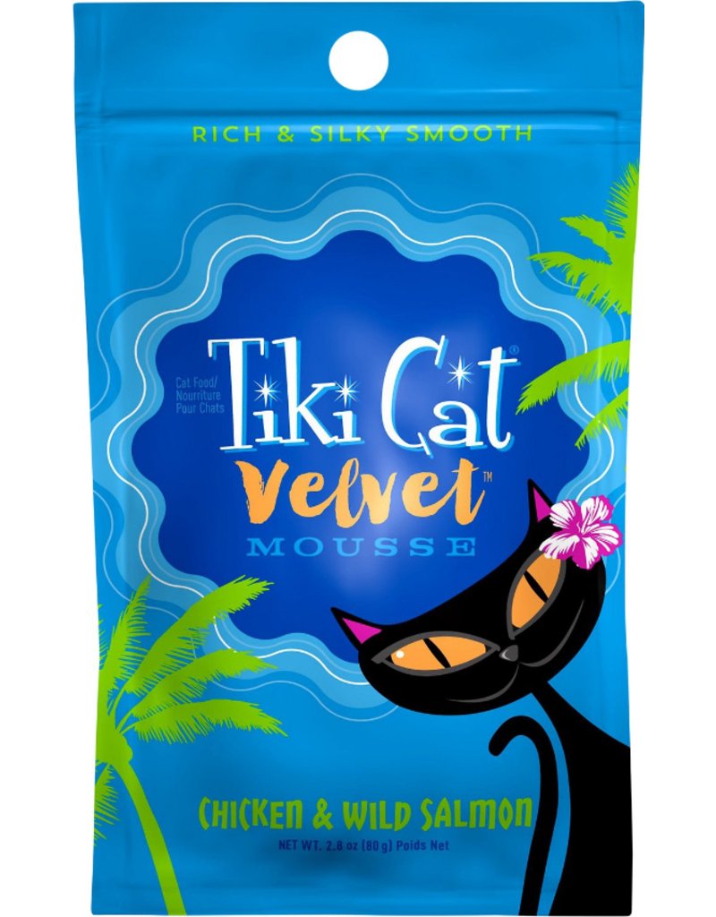 Tiki Cat Velvet Mousse Chicken and Salmon Pouch - BlackPaw - For Every Adventure