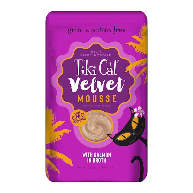 Tiki Cat Velvet Mousse Salmon in Broth Pouch - BlackPaw - For Every Adventure