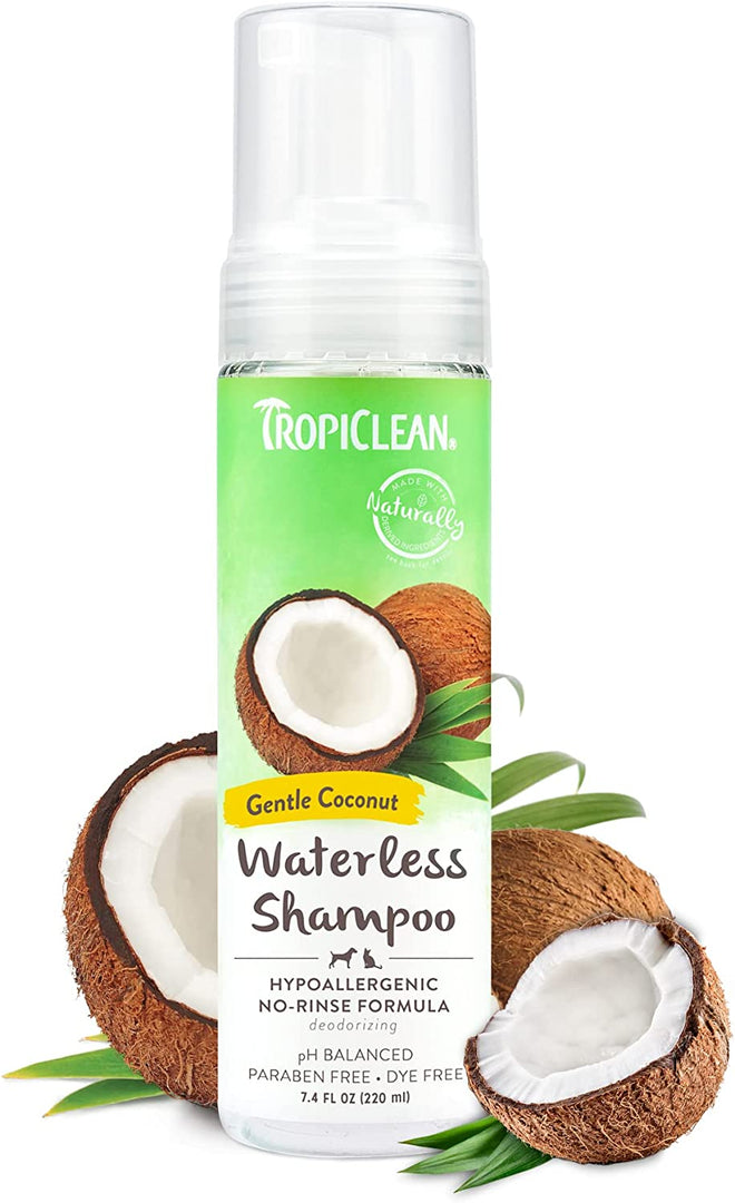 Tropiclean Waterless Shampoo Coconut Dogs and Cats - BlackPaw - For Every Adventure