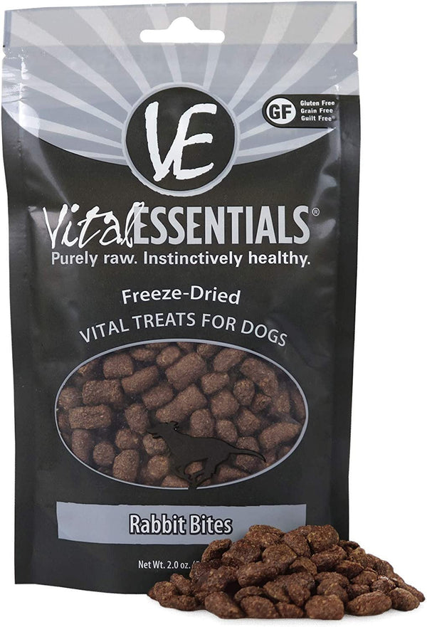 Vital Essentials Freeze-Dried Treats Rabbit Bites - BlackPaw - For Every Adventure