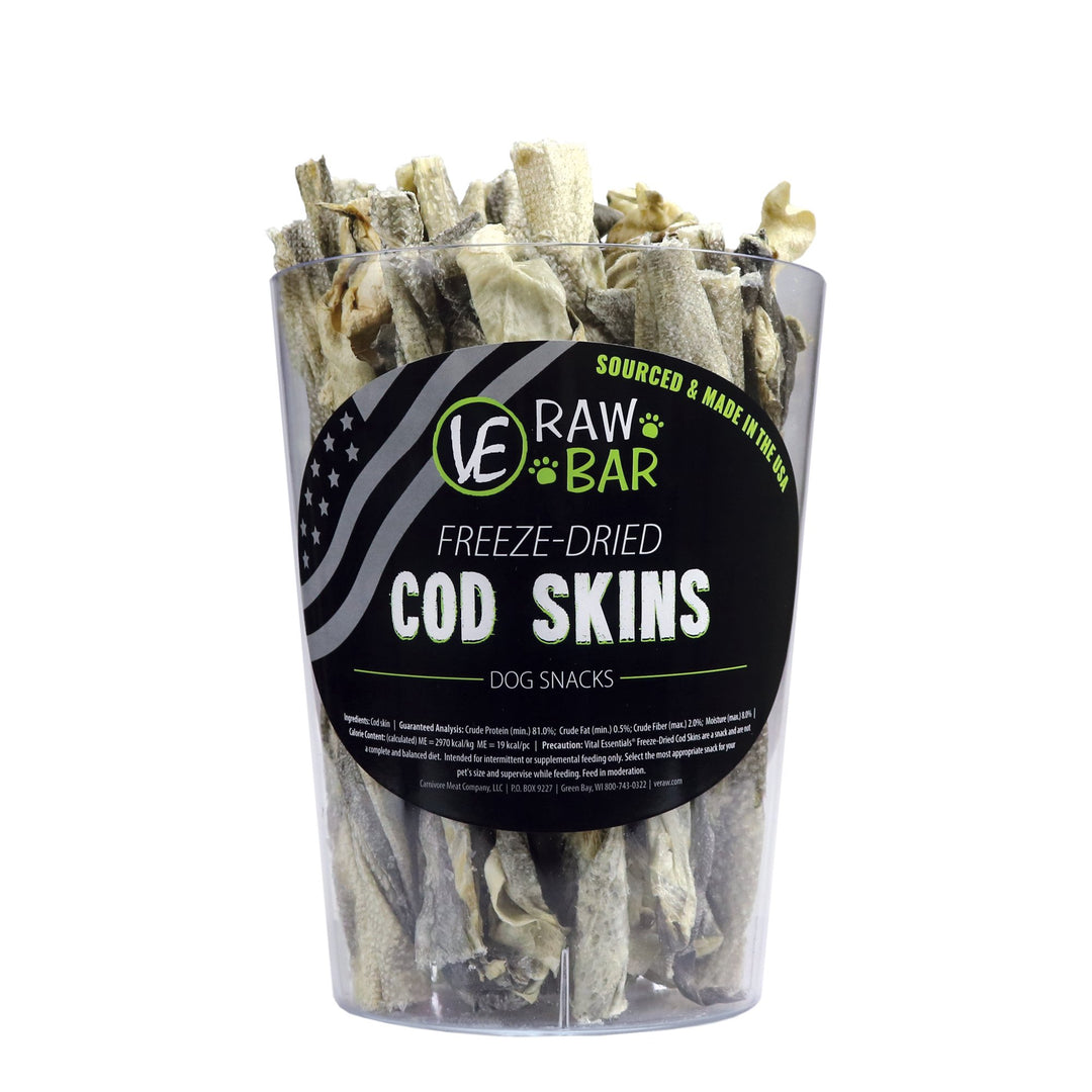 Vital Essentials Raw Bar Cod Skins - BlackPaw - For Every Adventure