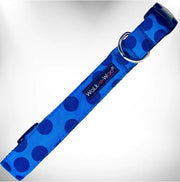 Walk-e-Woo Collar Dot Blue/Navy - BlackPaw - For Every Adventure