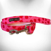 Walk-e-Woo Leash Pink/Red Dot - BlackPaw