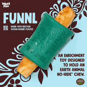 West Paw Funnl Green L - BlackPaw