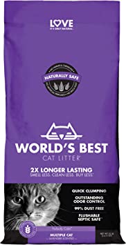 World's Best Cat Litter Multiple Cat Lavender Scented - BlackPaw - For Every Adventure