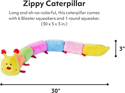 Zippy Paws Caterpillar - BlackPaw - For Every Adventure